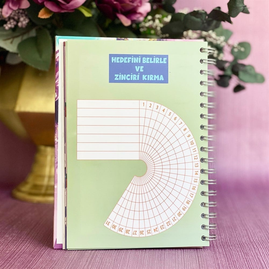 Yaşıyosun Bu Hayatı Stickerlı Tarihsiz Konuşan Ajanda Planner Yıllık Planlayıcı