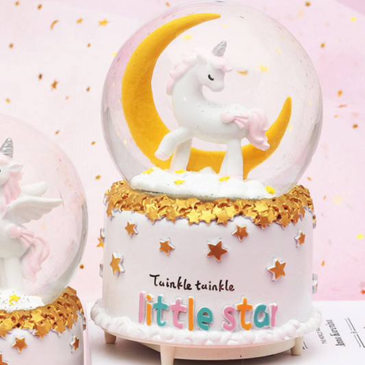 Unicorn Kar Küresi Işıklı ve Müzikli