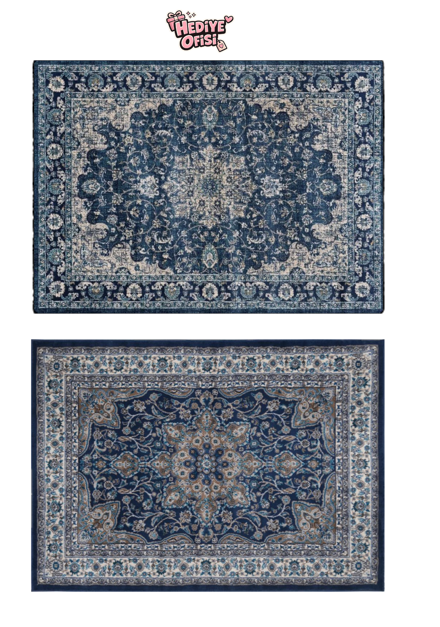 20’li Otantik Halı Desenli Yapışkanlı Scrapbook Kağıdı Seti 15x15 cm Vintage Dekoratif Kağıt