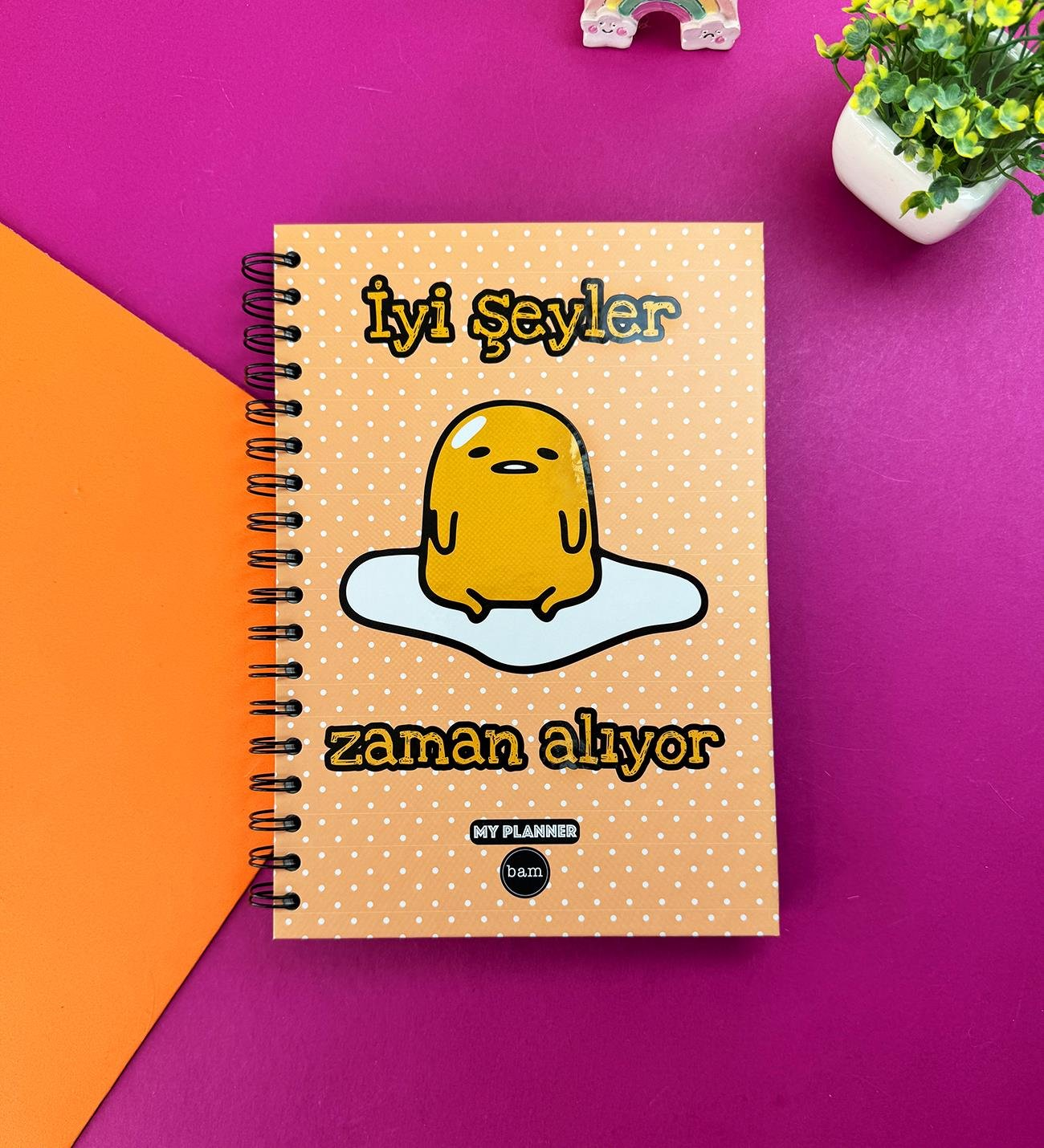 İyi Şeyler Zaman Alıyor Tasarımlı Konuşan Ajanda Yıllık Planlayıcı