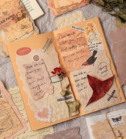 Vintage Tasarım Scrapbook Kağıdı 28li